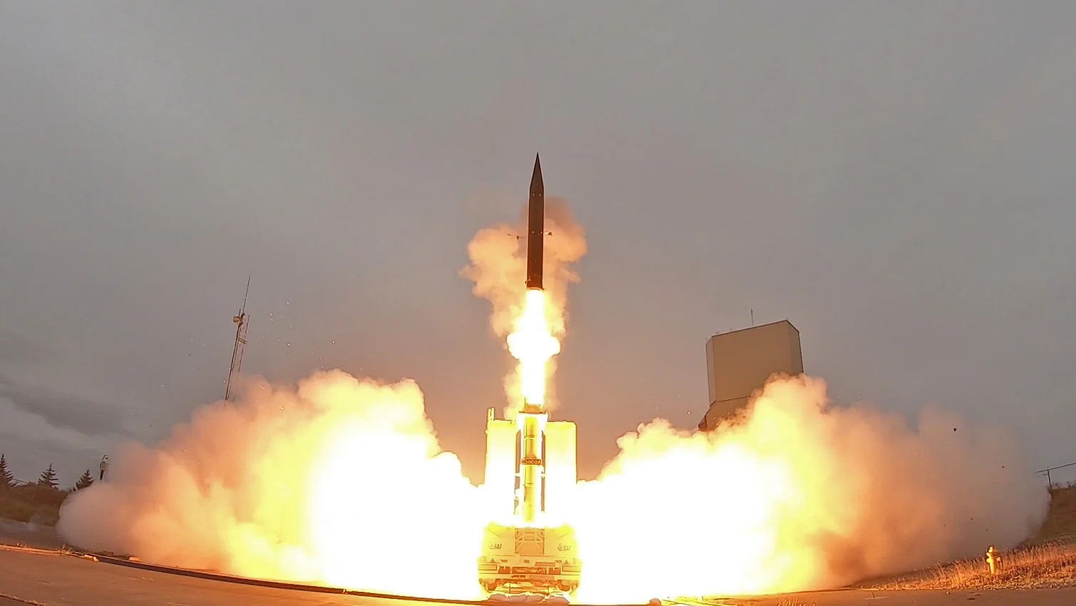 Israel used the costly Arrow missile defence system to intercept a ballistic missile over the Red Sea