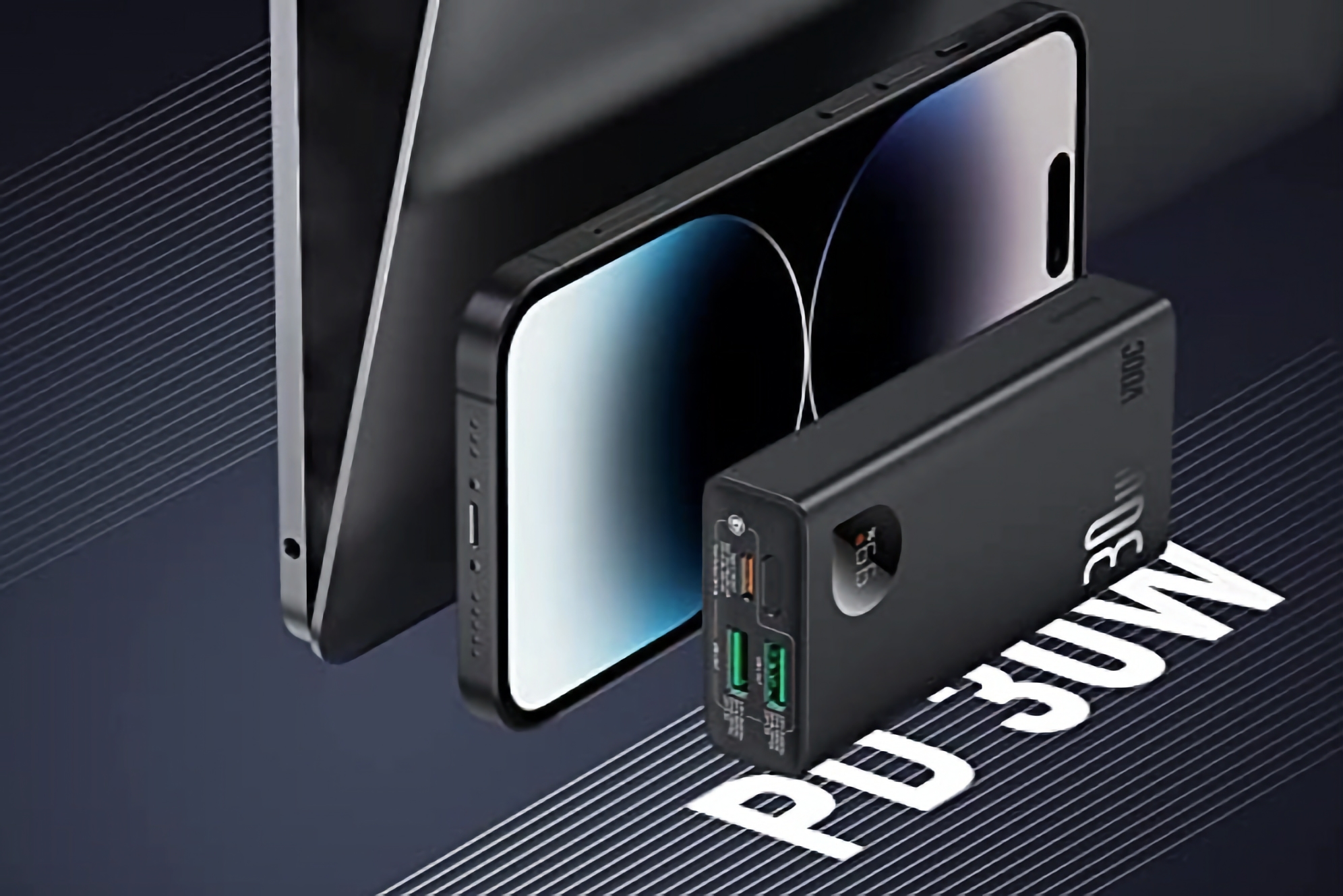 Baseus 20,000 mAh Powerbank with 30-watt charging and three USB ports on sale on Amazon for 20% off