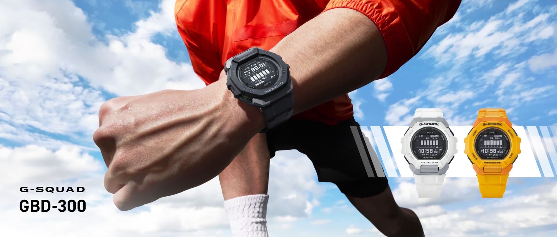 Casio unveiled the G-SHOCK GBD-300 with workout tracking and up to 2 years of battery life