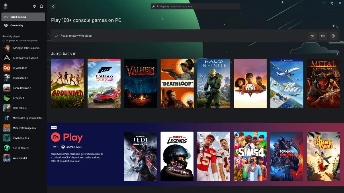 Windows software for Xbox got support for ARM devices with Cloud Gaming