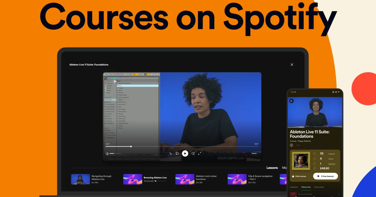 Spotify is testing new functionality. The platform is working on an educational video format