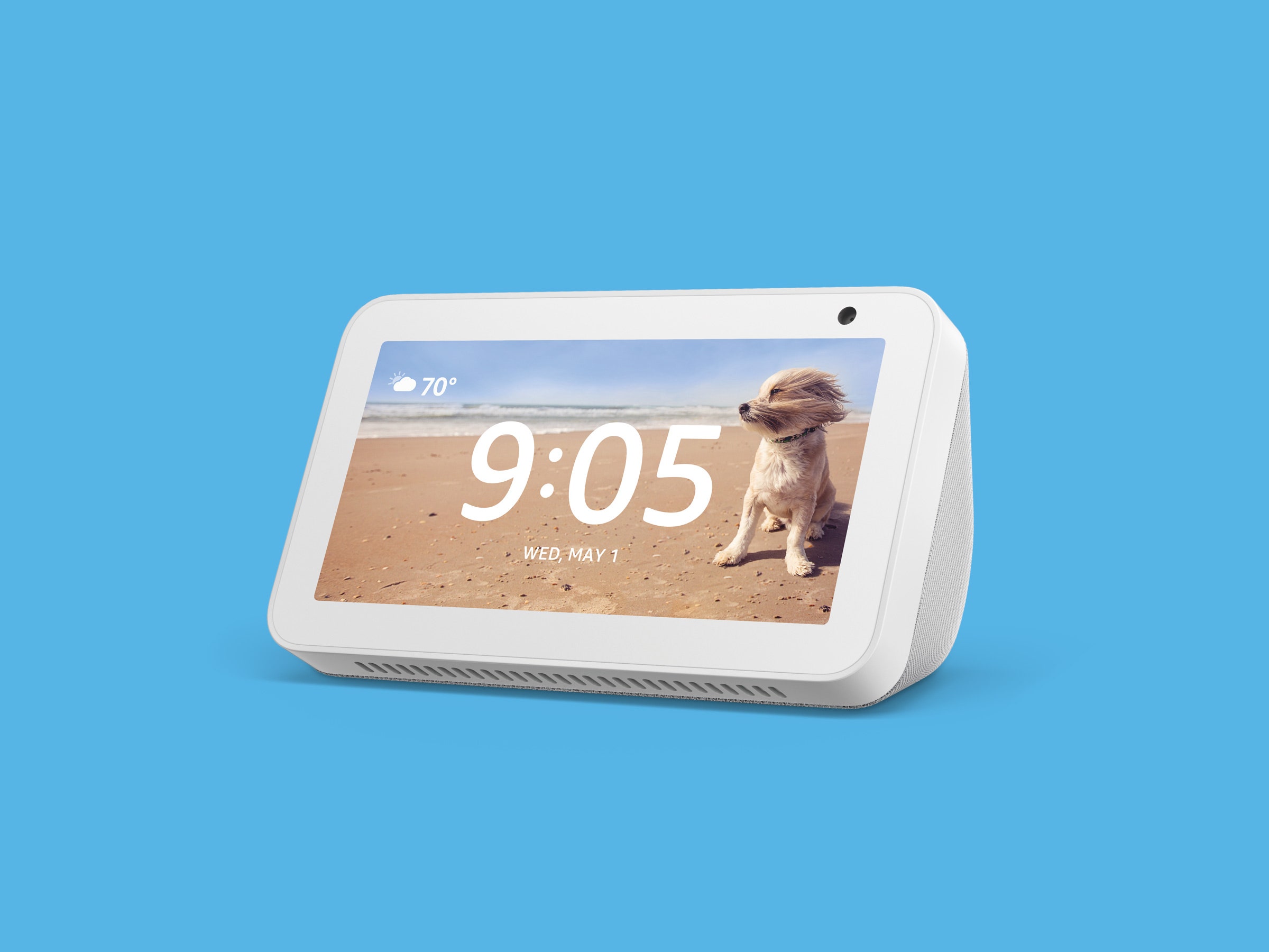 L'écran intelligent Echo Show 5, doté d'une caméra de 2 MP et de l'assistant vocal Alexa intégré, est en vente sur Amazon avec une remise de 50 $.