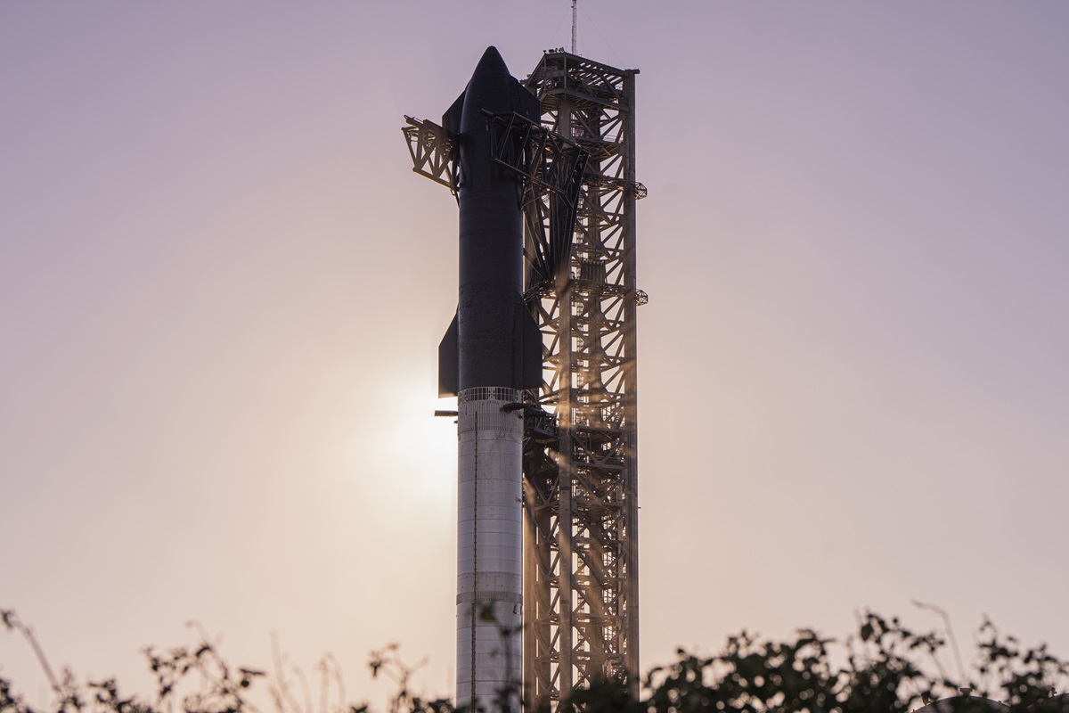 Starship will not fly into space today due to an emergency replacement of a component stabilising the descent of a Super Heavy rocket