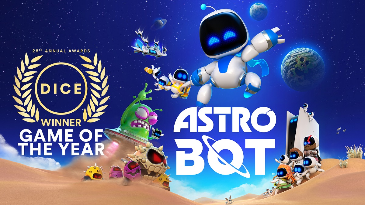 The best game of the year according to DICE Awards 2025 was Astro Bot platformer. It was competed by Helldivers 2 and Balatro