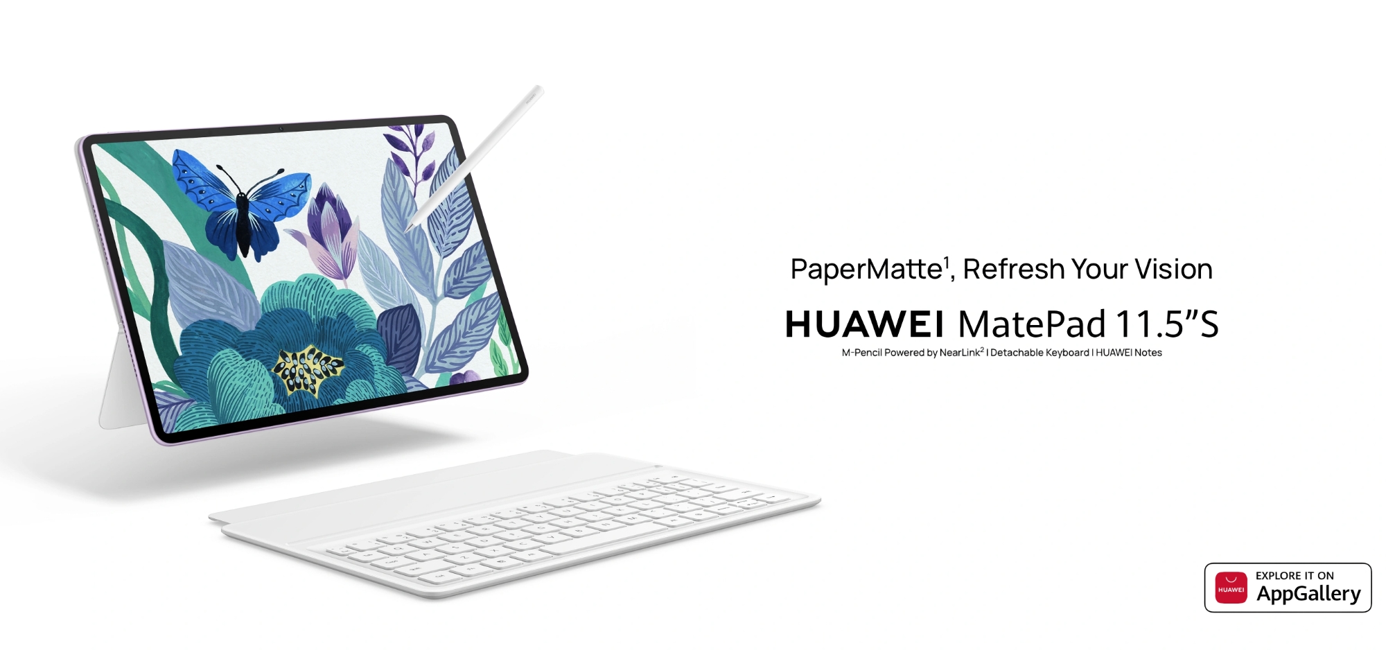 Huawei MatePad 11.5 S: дисплей на 144 Гц із технологією PaperMatte, батарея на 8800 мАг та ціна €399
