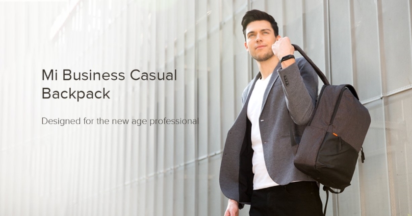 Xiaomi представила рюкзак Mi Business Casual Backpack с защитой от воды IPX4 и ценником в $15