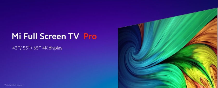 Xiaomi Mi Full Screen TV Pro: линейка телевизоров с 4K-дисплеями на 43″, 55″, 65″, поддержкой 8K-видео и ценником от $210
