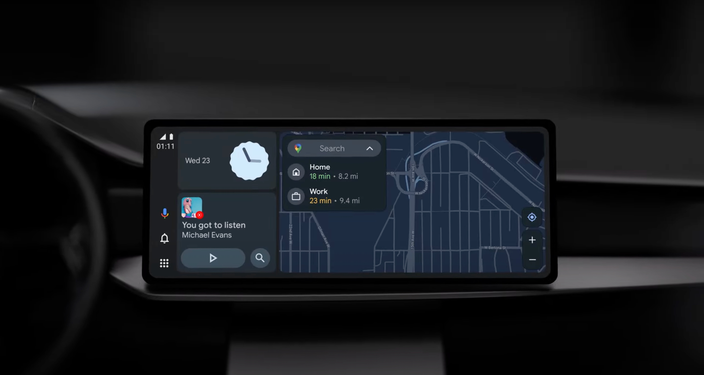 Google представила нову версію Android Auto
