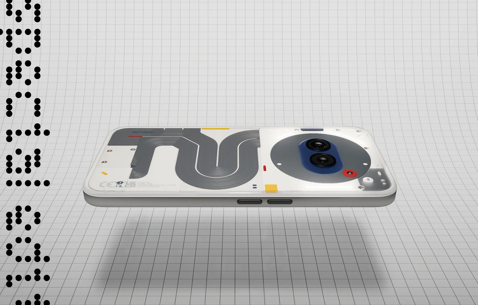 Rien n'a introduit le téléphone (2a) Edition spéciale avec un étui multicolore