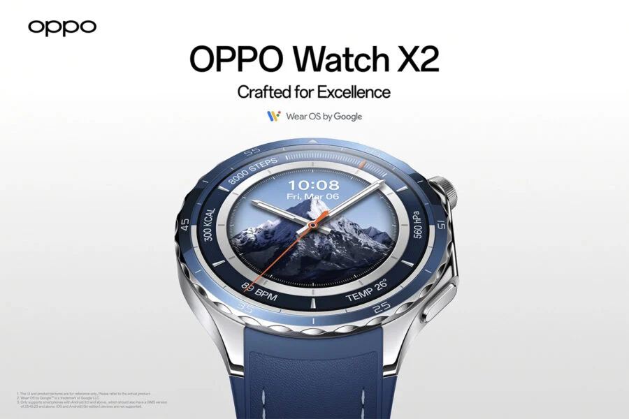 Oppo Watch X2: The latest health monitoring technology and dual-frequency GPS in action