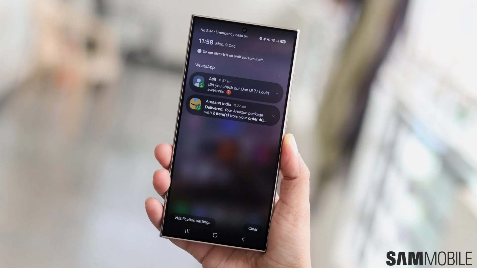 Les utilisateurs de smartphones Samsung pourront filtrer les notifications dans One UI 7.0