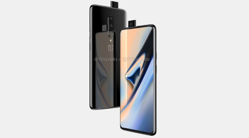 OnePlus 7 на рендерах: потрійна основна камера та висувна фронтальна