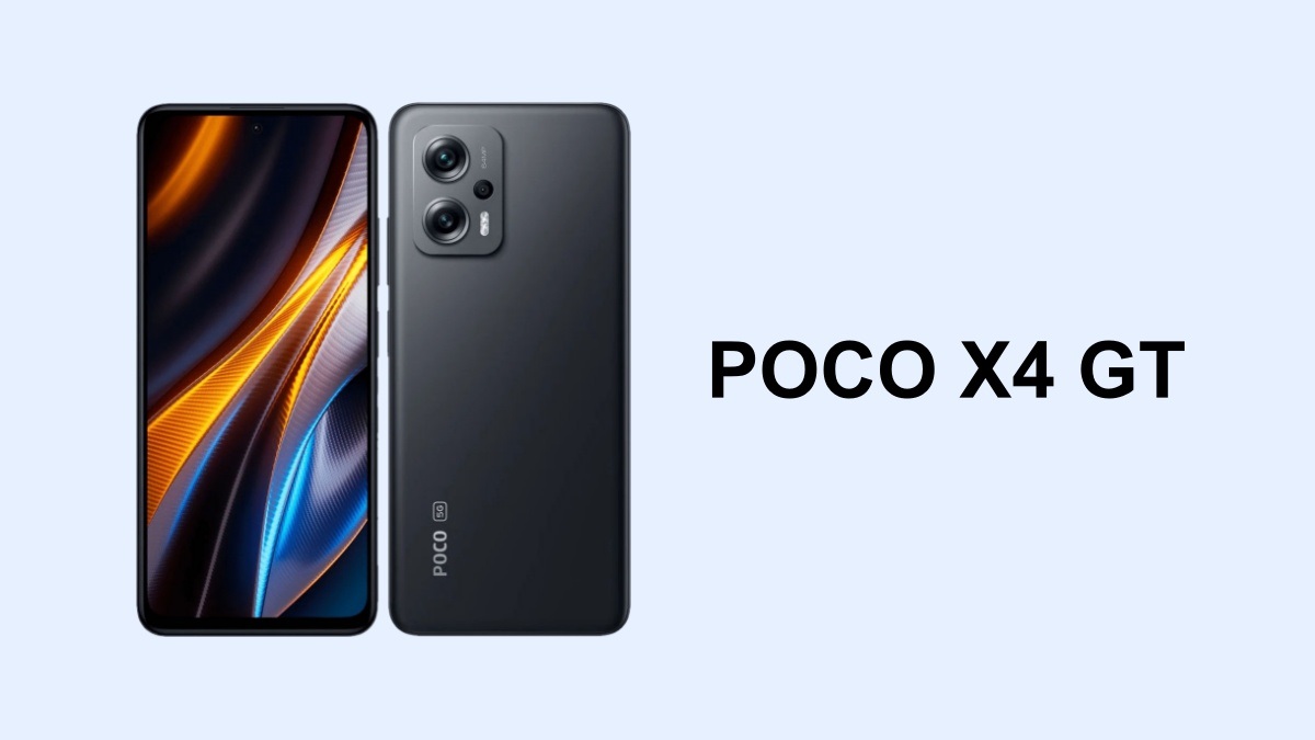 Dimensity 8100, écran 144Hz et batterie 5080mAh - Les spécifications du POCO X4 GT révélées