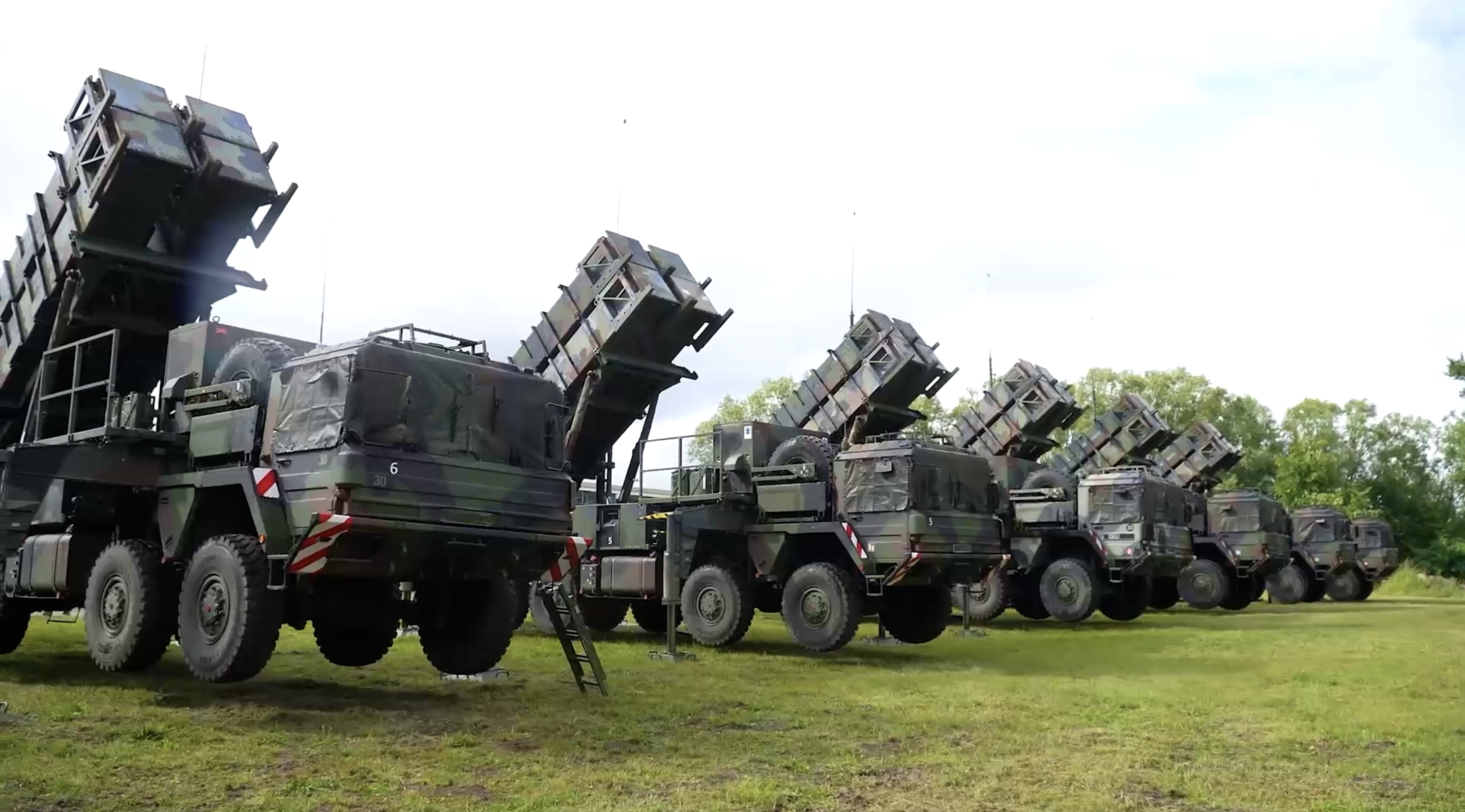 Volodymyr Zelensky showed the third battery of Patriot SAMs, which Germany will soon hand over to Ukraine