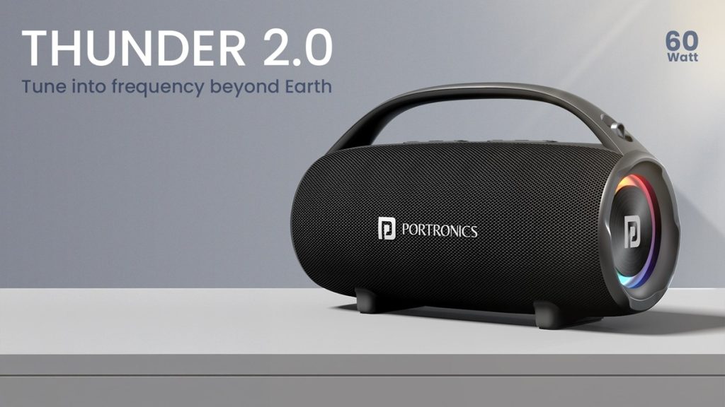 Огляд Portronics Thunder 2.0: блискавка у світі портативних колонок