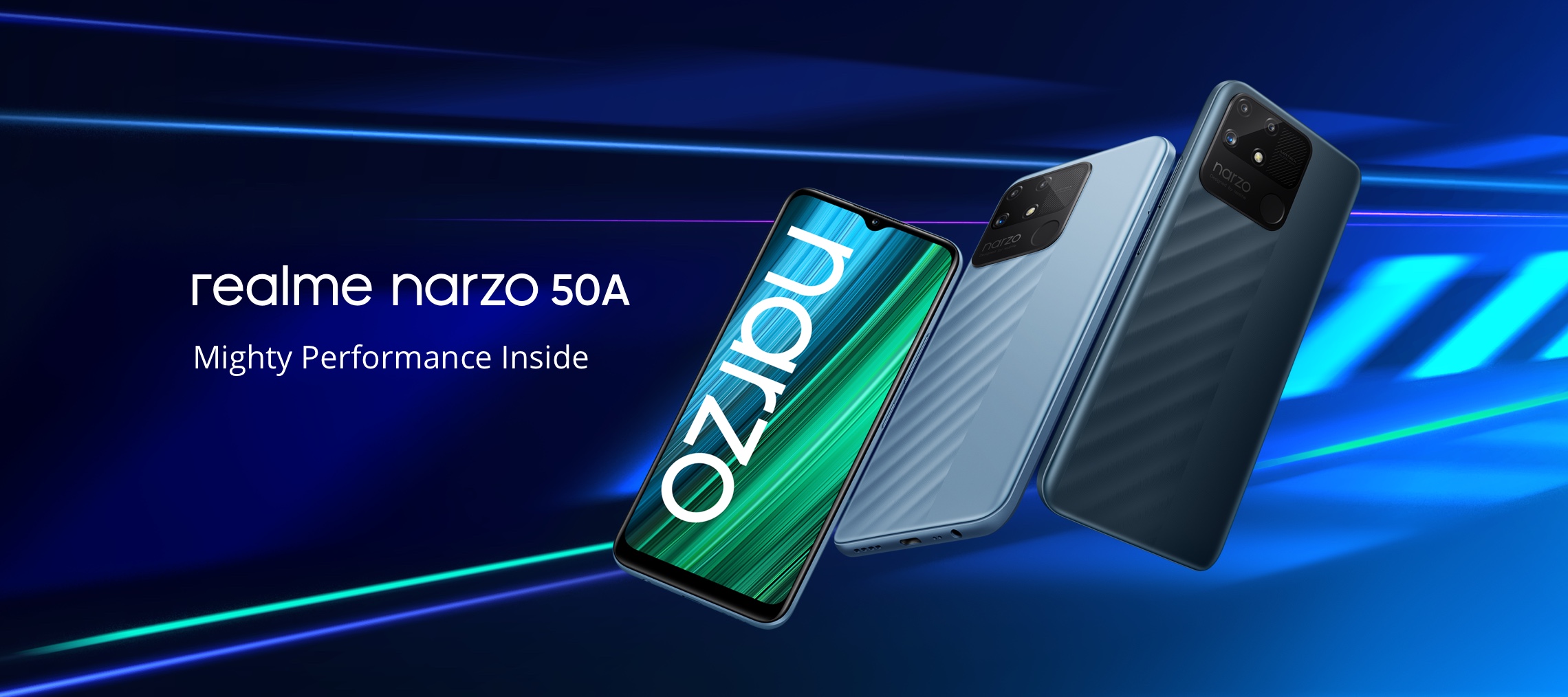 Realme Narzo 50A: процесор MediaTek Helio G85, камера на 50 МП, батарея на 6000 мАч і цінник від $ 155