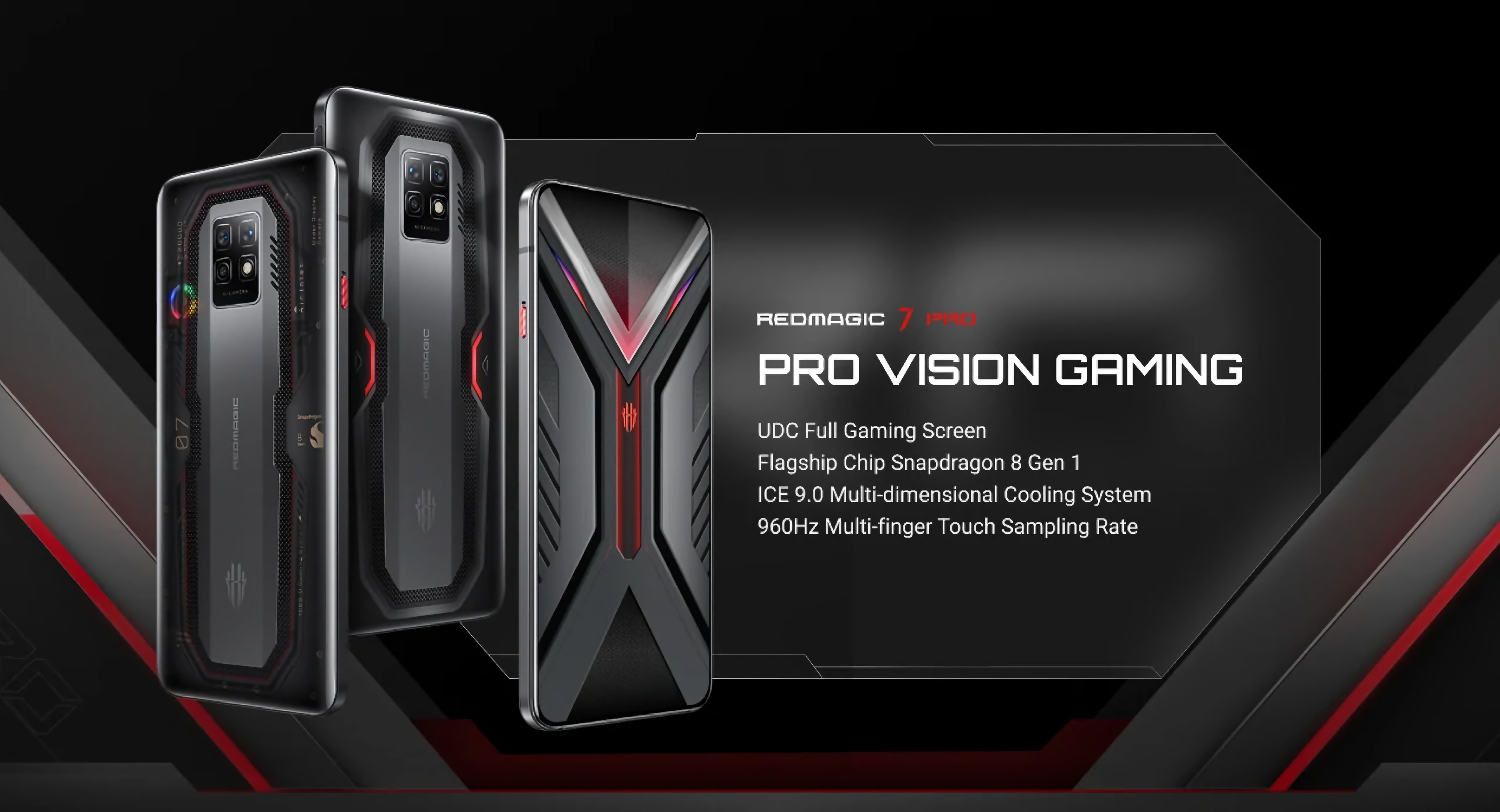 Red Magic 7 Pro with Snapdragon 8 Gen 1 chip and under-screen camera launched globally