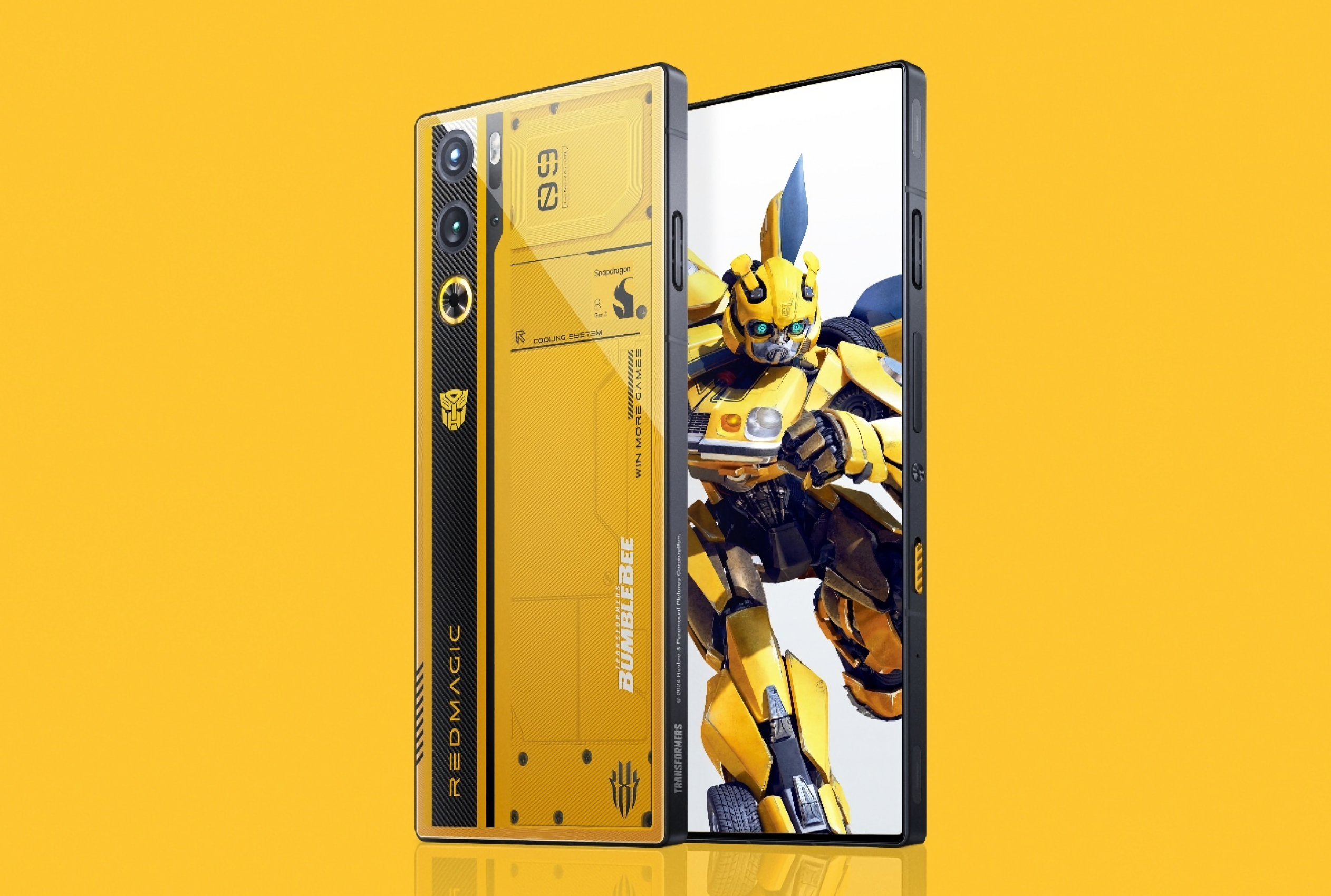 nubia unveiled the Red Magic 9 Pro+ Bumblebee Transformers Edition with themed accessories and gift packaging