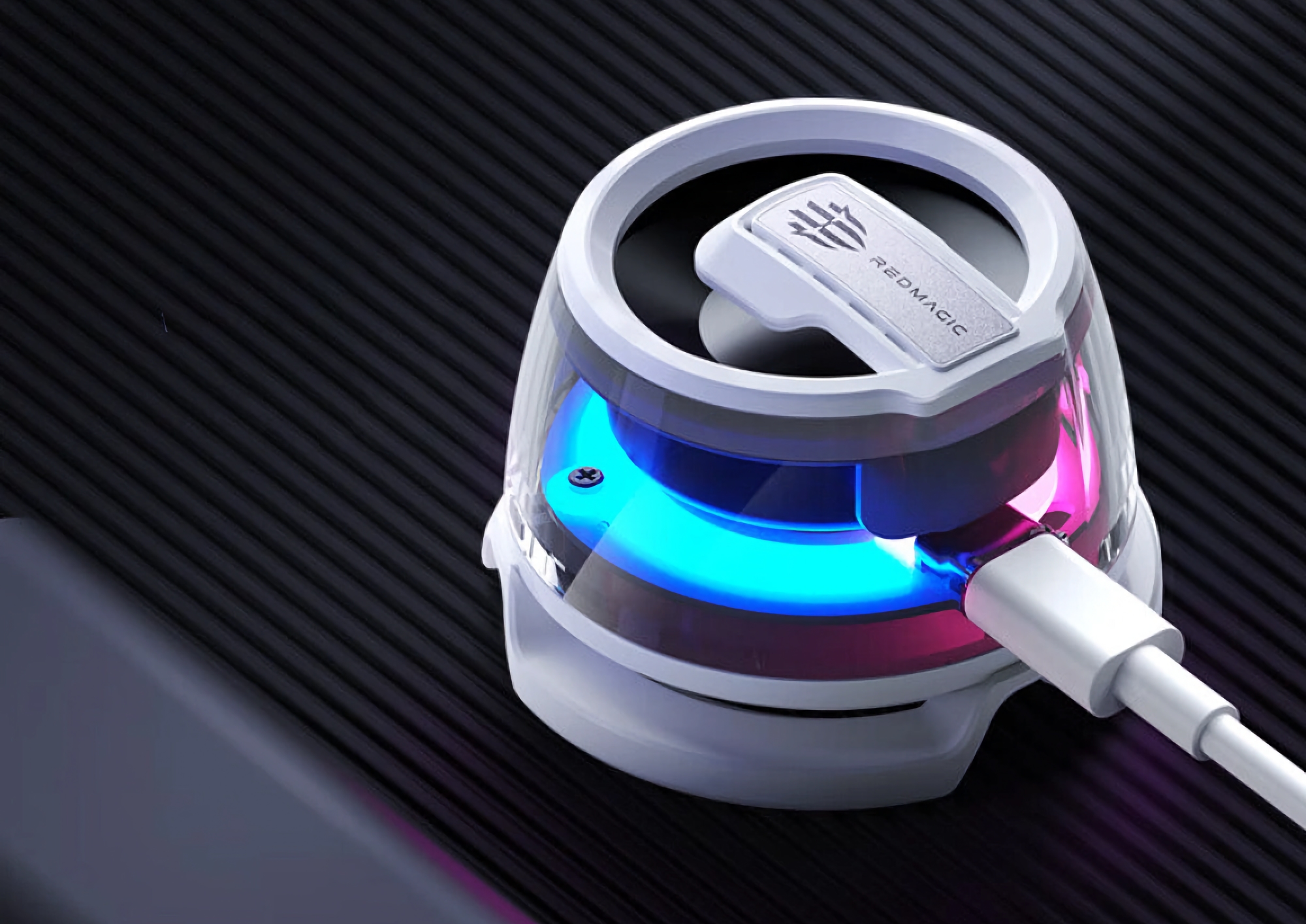 nubia revealed the Red Magic magnetic speaker with RGB lighting, 400mAh battery and 3W power for $16.5