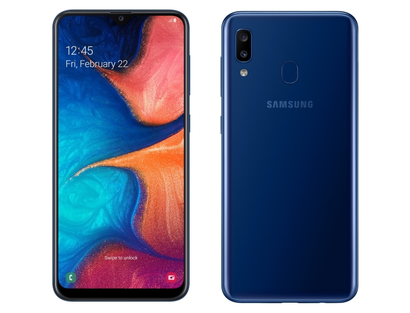 Samsung Galaxy A20: ещё один смартфон A-серии c экраном Infinity-V, NFC и батареей на 4000 мАч