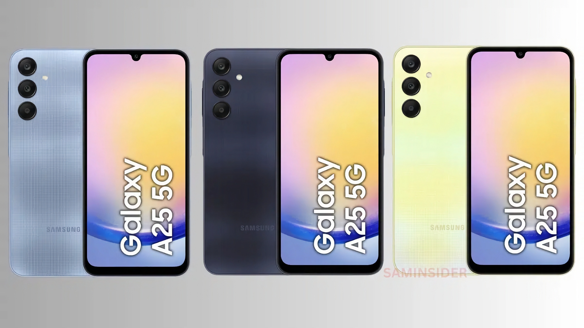В інтернеті з'явилися рекламні зображення з характеристиками Samsung Galaxy A25