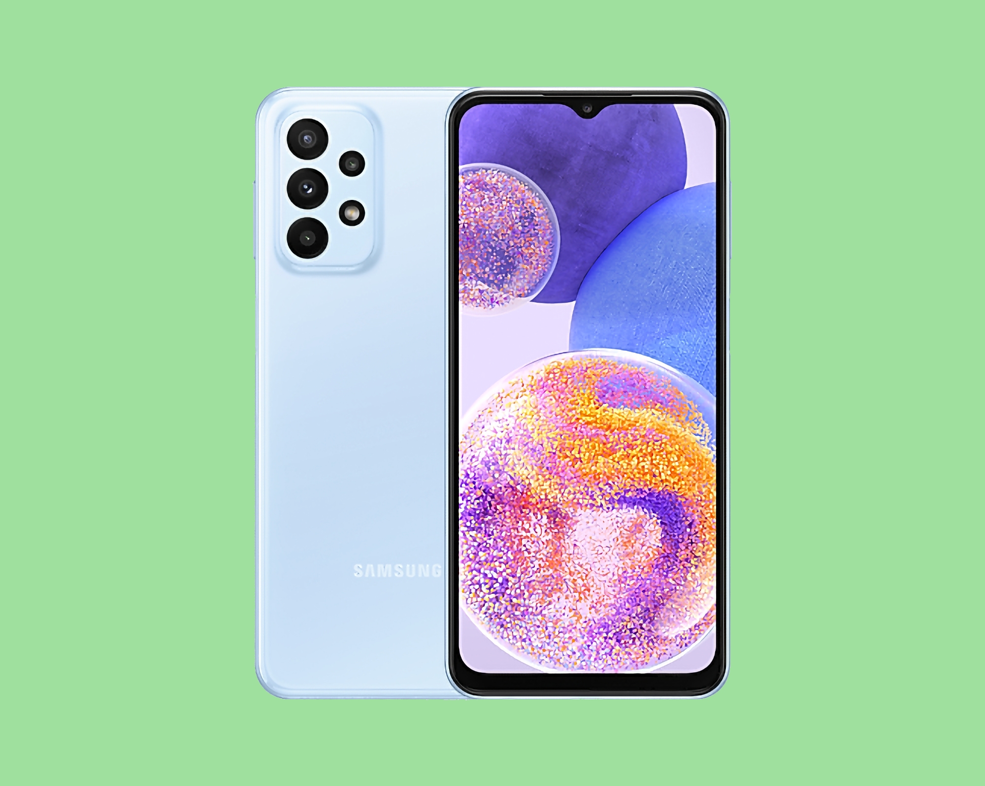 Samsung Galaxy A23 budget smartphone Samsung Galaxy A23 has started receiving One UI 6.1