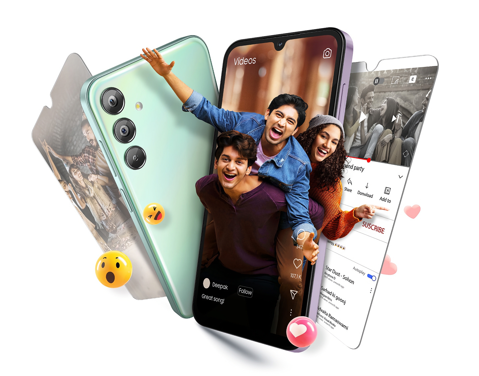 Samsung Galaxy F15 5G: AMOLED-дисплей на 90 Гц, чип Dimensity 6100+, батарея на 6000 мАг і 5 років оновлень