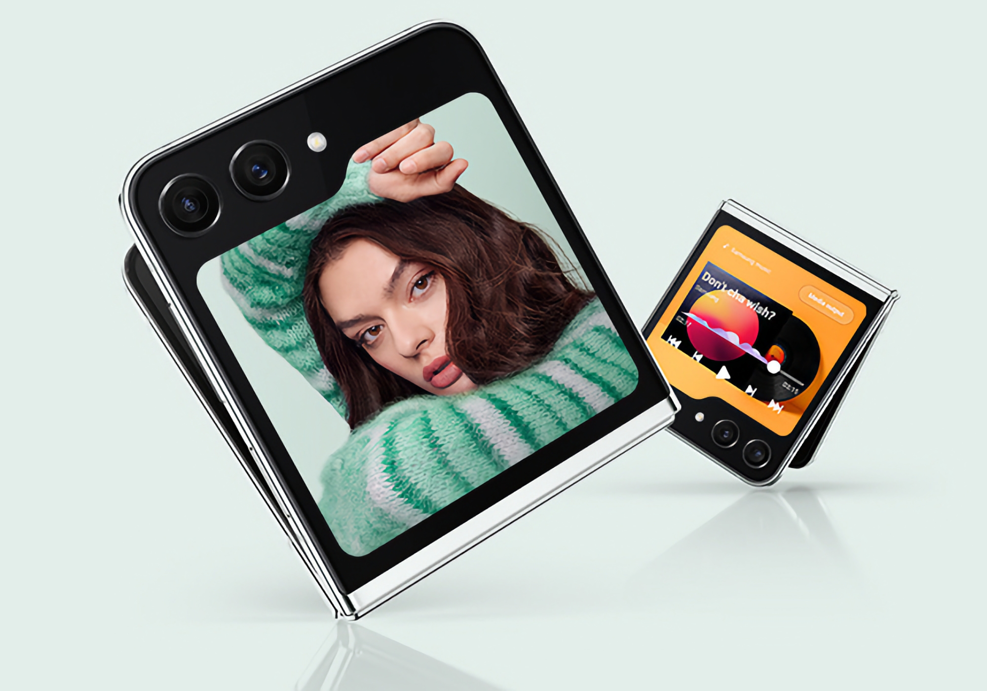 Samsung Galaxy Flip 5 sur Amazon : smartphone pliable avec deux écrans, puce Snapdragon 8 Gen 2 et 512 Go de mémoire pour 270 $ de réduction.