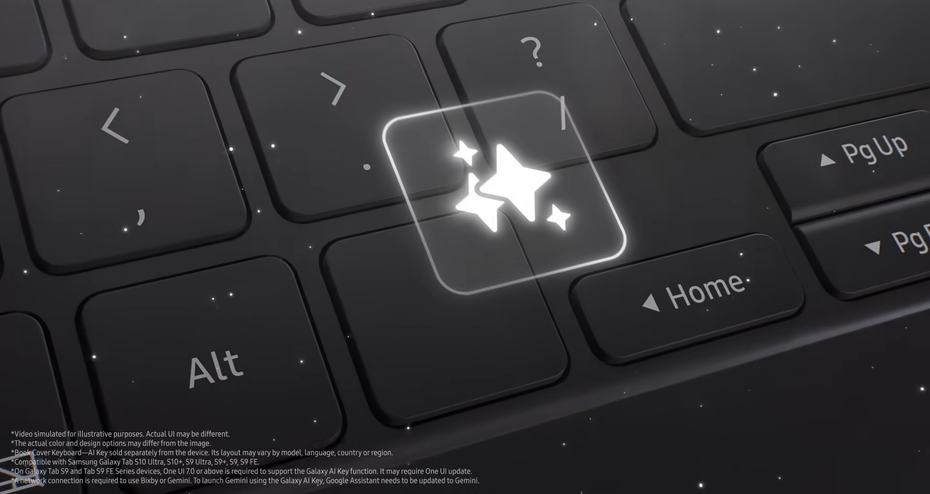 Galaxy Tab S9 will get support for Galaxy AI keys with One UI 7 update