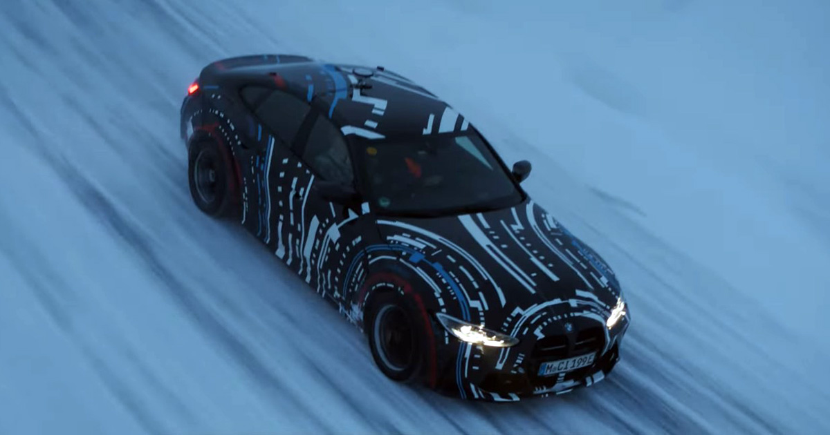 BMW M3 electric prototype: first shots of the future
