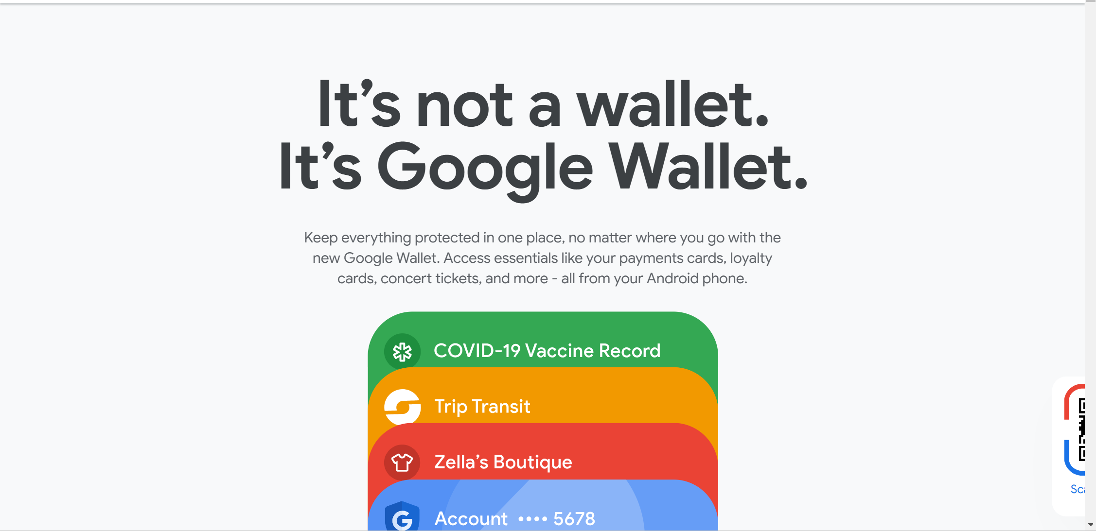 Google Wallet: What the new digital wallet looks like