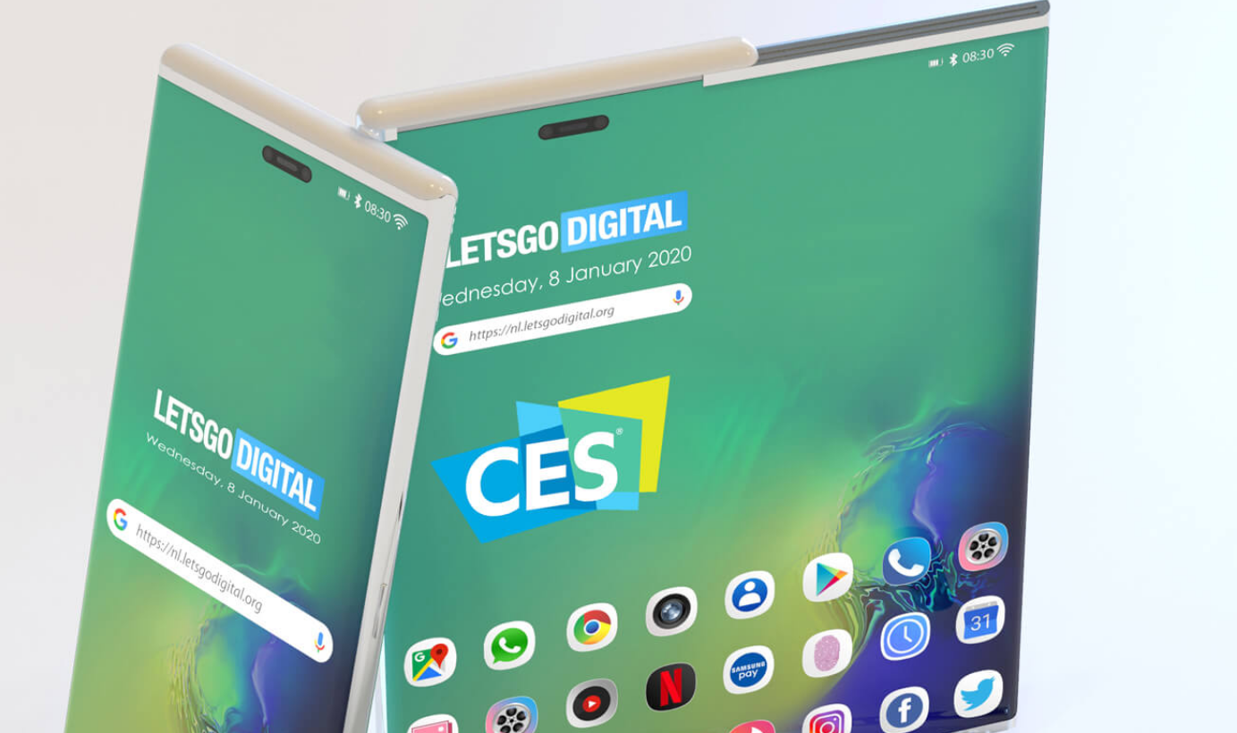 Крутіший за Galaxy Fold: Samsung показала смартфон з «дисплеєм, що розтягується» на CES 2020