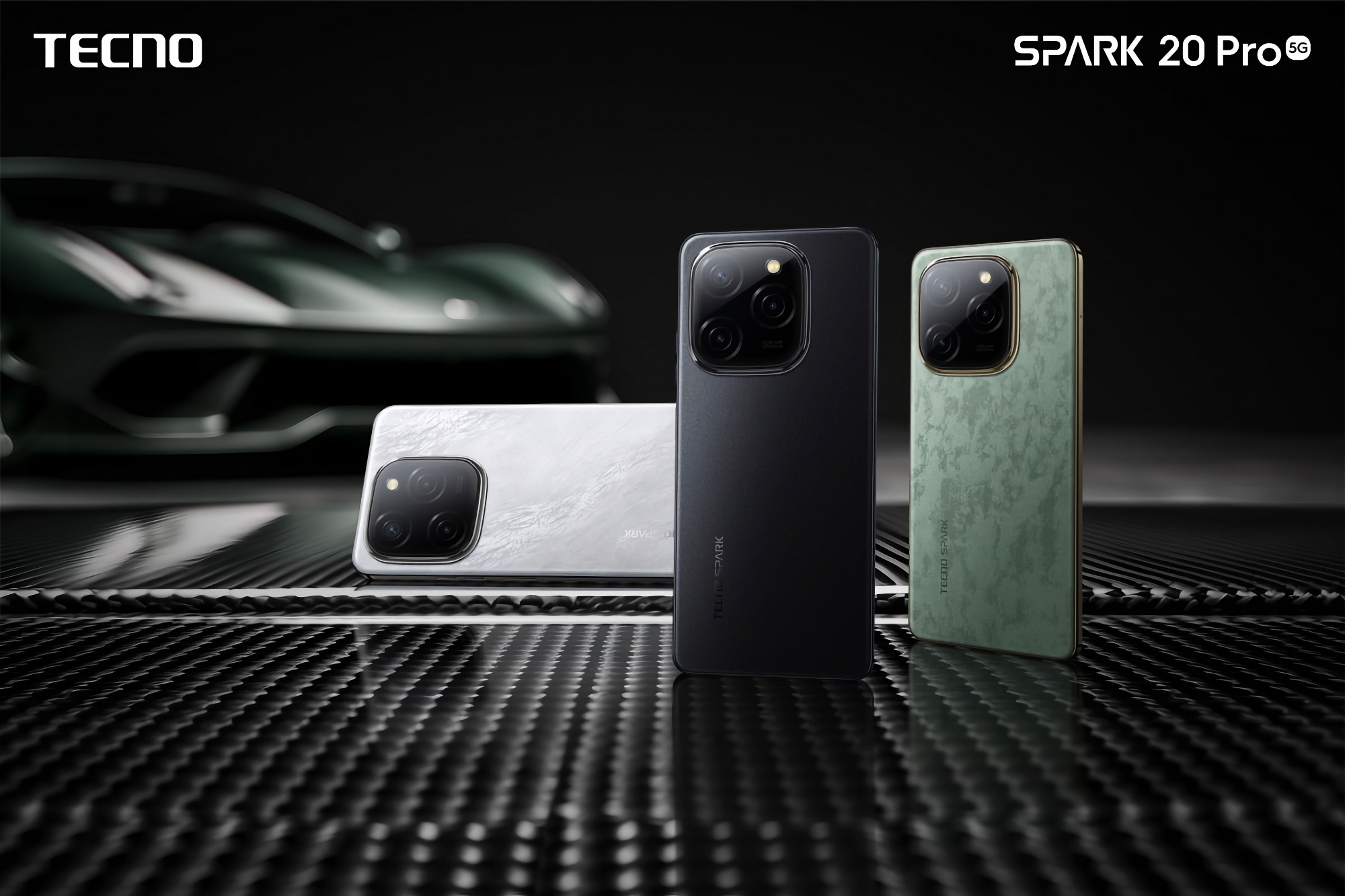 Tecno Spark 20 Pro 5G: LCD-дисплей на 120 Гц, чип MediaTek Dimensity 6080 і камера на 108 МП за $190