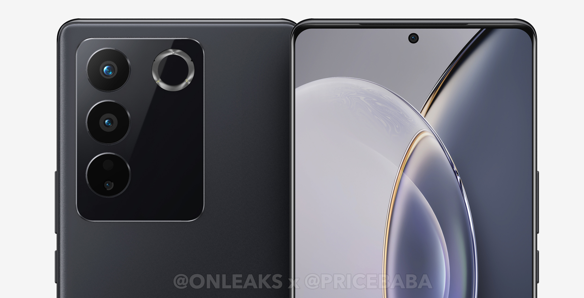 OnLeaks showed what the vivo V16 Pro will look like with a 120Hz OLED screen, MediaTek Dimensity 8200 chip and 80W charging