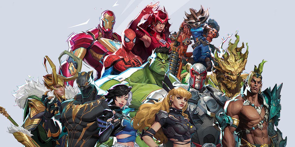 Marvel Rivals: Cover art for new heroes and villains