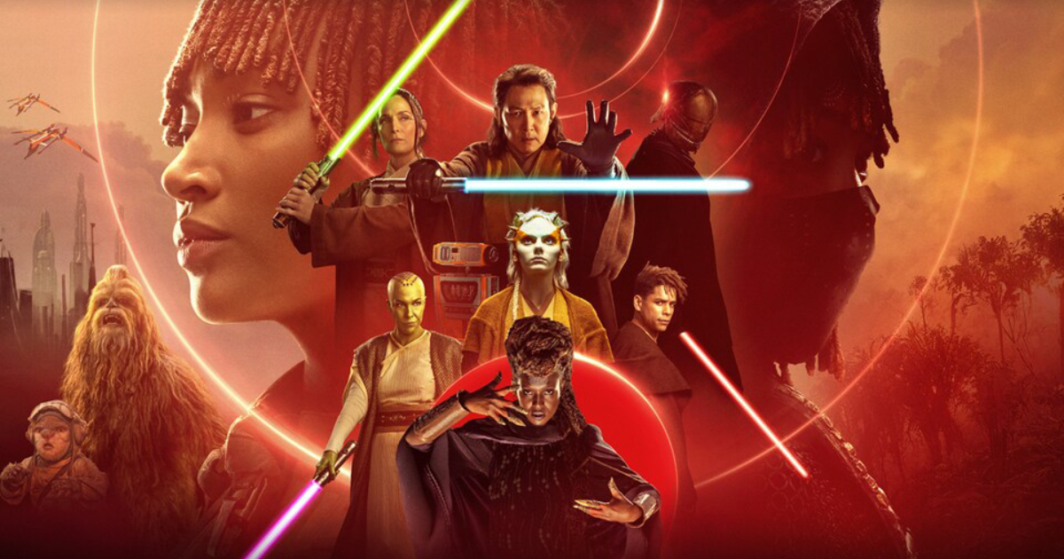 The second trailer for Acolyte in the Star Wars universe shows a mysterious figure with a black mask and a red lightsaber