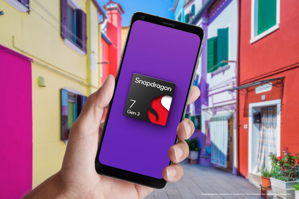 Snapdragon 7 Gen 3 vous permettra d'exécuter des modèles d'IA sur votre appareil et d'améliorer les performances de l'appareil photo grâce à des algorithmes.