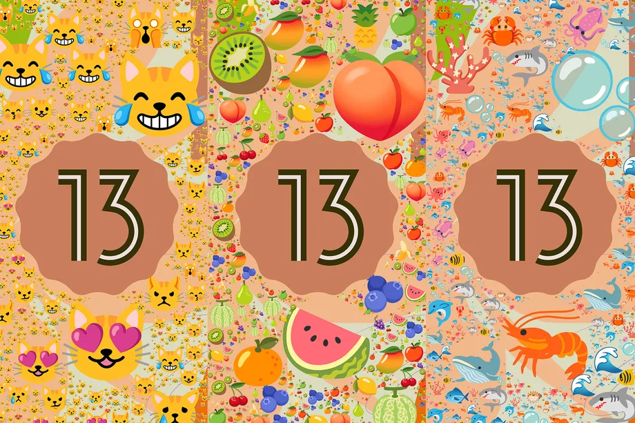 L'oeuf de Pâques Android 13 est un magnifique kaléidoscope d'emojis