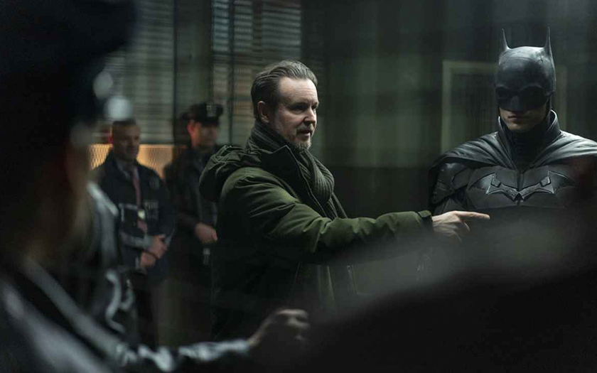 Lots of backstage: photos from the Batman set