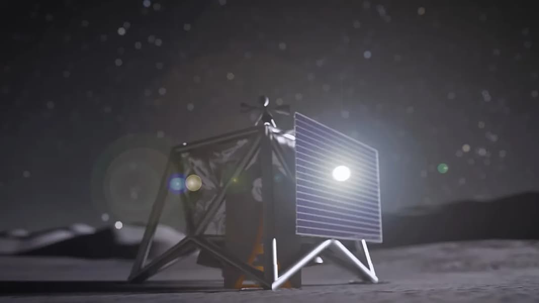Drones à la surface de la Lune. Photo : NASA / JPL