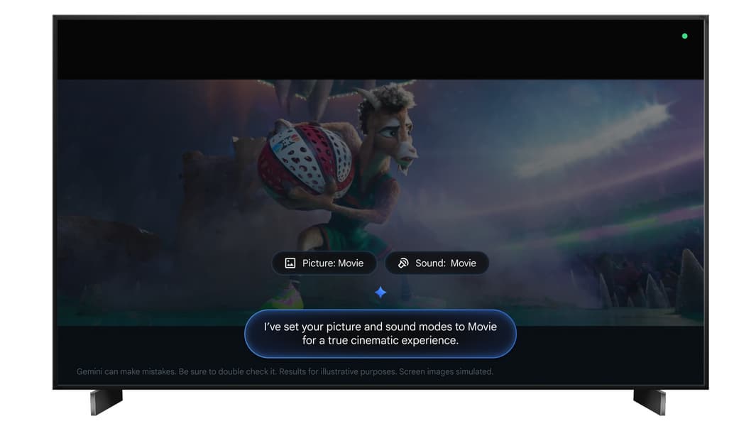 Інтерфейс Gemini на Google TV