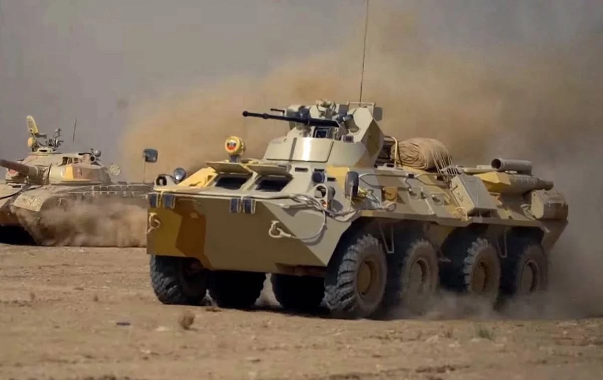 The Ukrainian Armed Forces have touched down an APC-82A with protection against nuclear, biological and chemical weapons. Russia has only 150 of them (video)