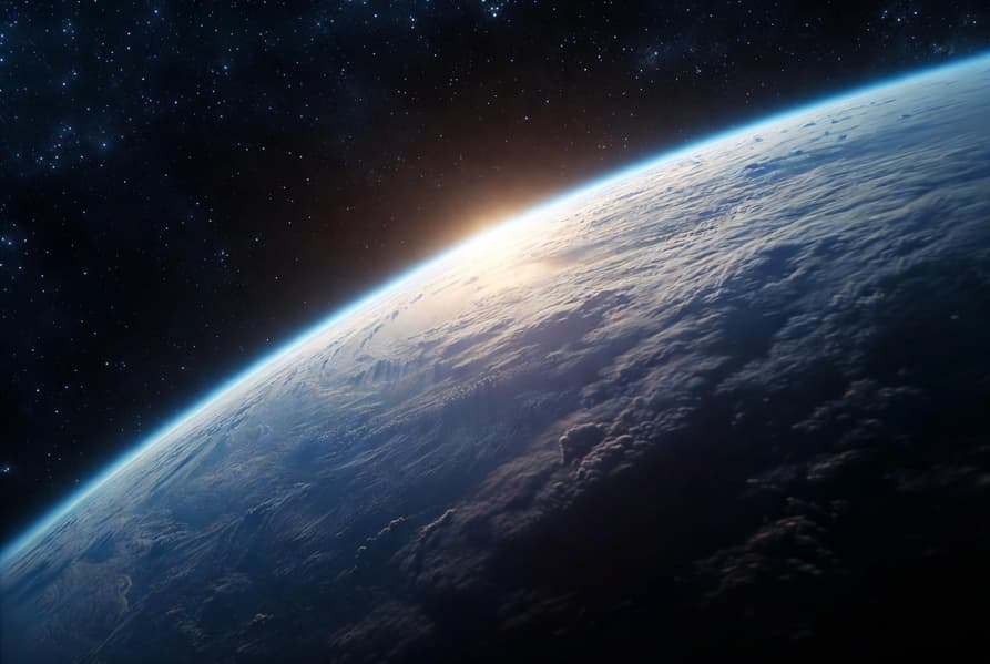 Планета Земля у космічному просторі