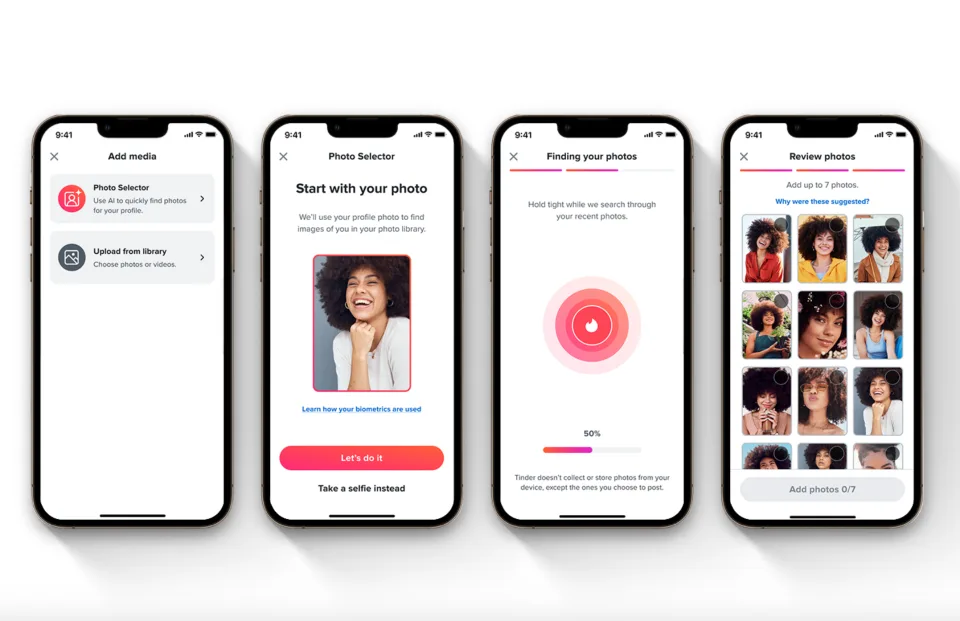 Новий штучний інтелект від Tinder вибере найпривабливіші фотографії