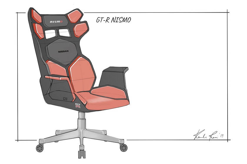 Nissan показала власні концепти ігрових крісел зі вбудованою аудіосистемою та USB-роз'ємом