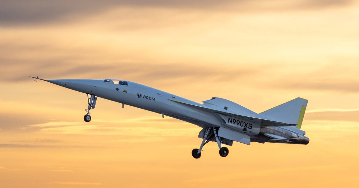 Boom Supersonic supersonic aircraft prototype successfully makes its maiden flight