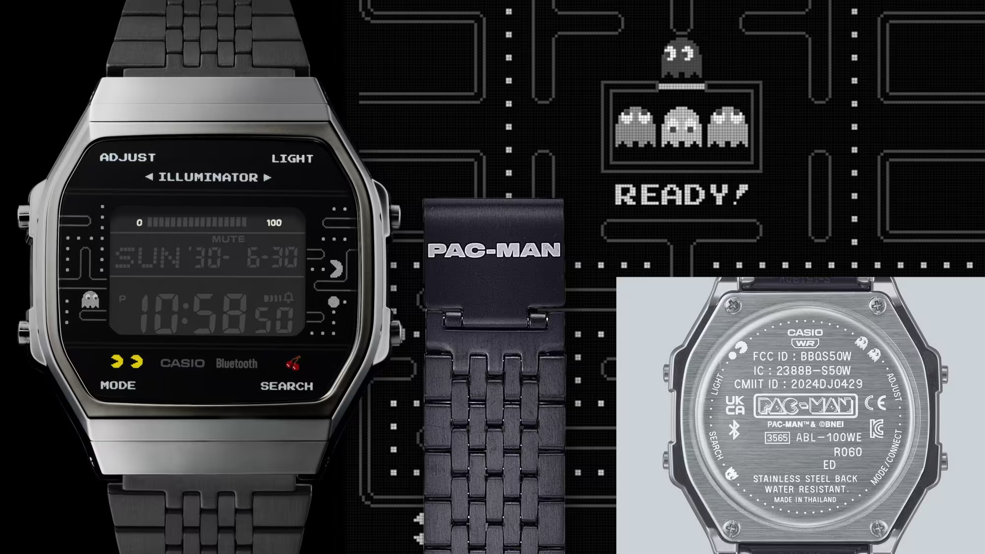 Casio officially unveils ABL-100WEPC-1B Pac-Man-style watch with Bluetooth and step tracker in the US