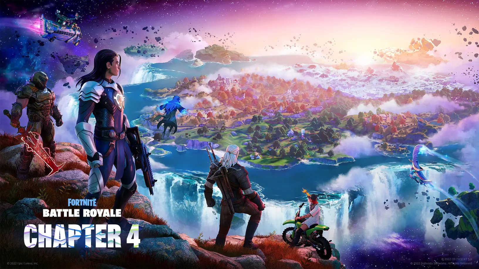 У Fortnite розпочалася 4 глава. Нова зброя, нова карта, новий транспорт, новий Battle Pass та інше