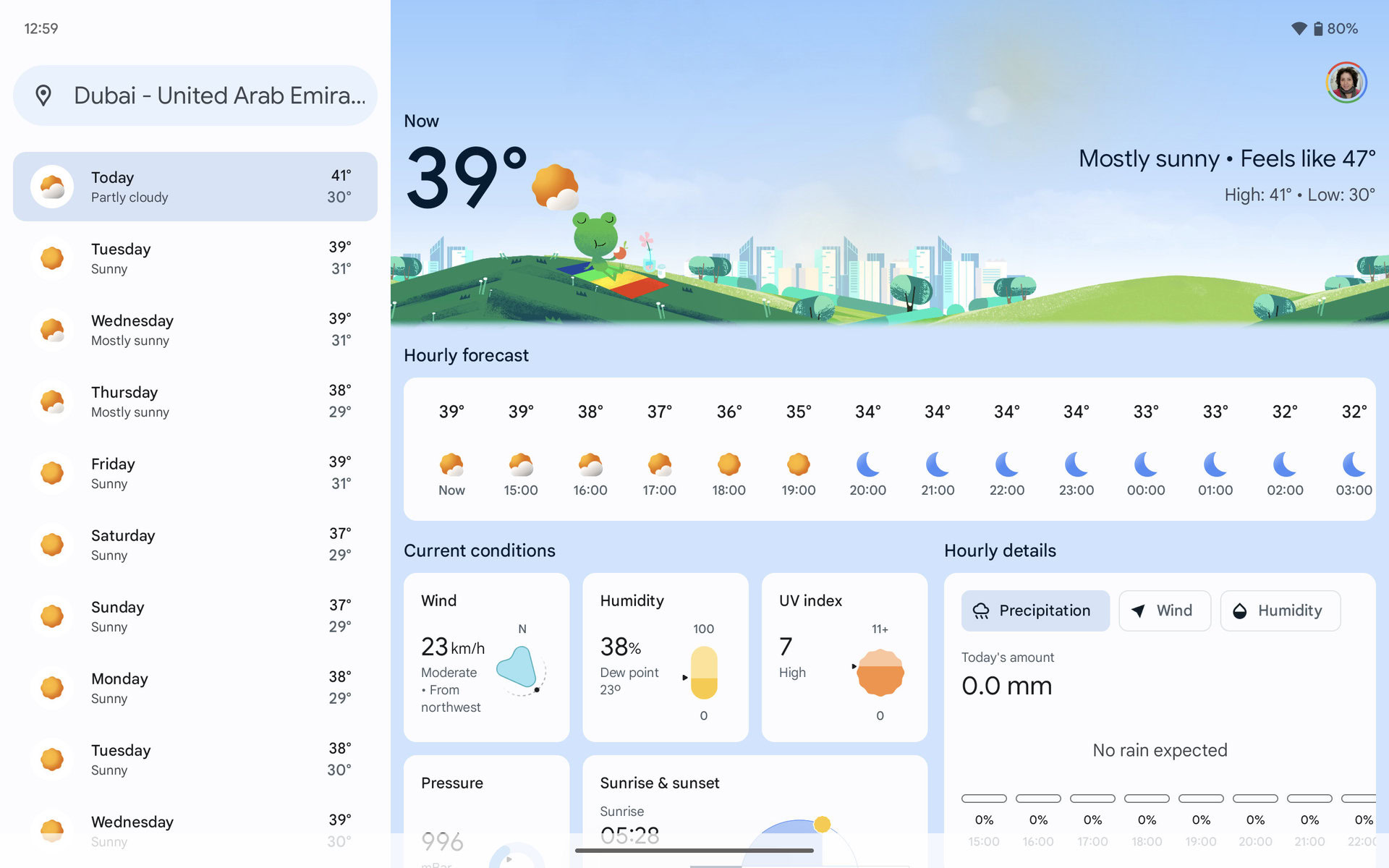 Google ajoute des informations sur la qualité de l'air à la carte météorologique dans les résultats de recherche