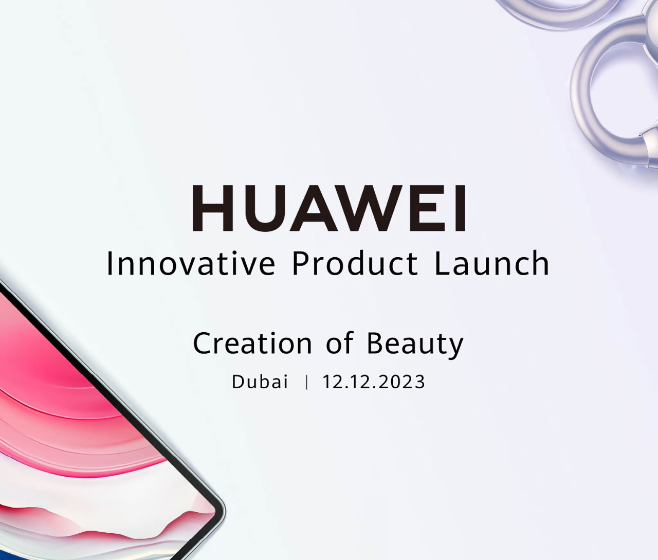 Huawei will hold a global launch of new devices on 12 December